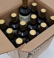 Anolive olive oil in transport box